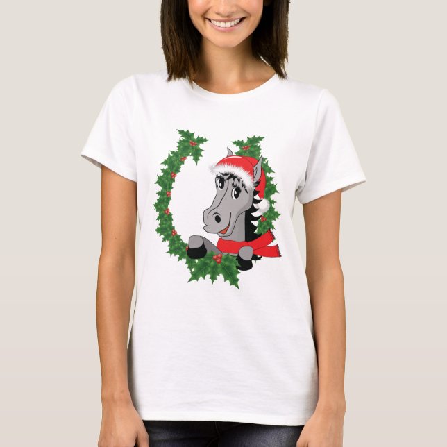 Camiseta Cuidados Navidades Vestido de Camisas Sleepshirt (Anverso)