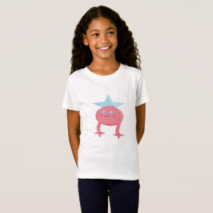 Camiseta Cuidados Niños Arte Diseño Hada Azul Rosa