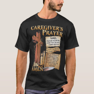 Camiseta Cuidados Oración Cruz Cristiana Fe Esperanza Amor