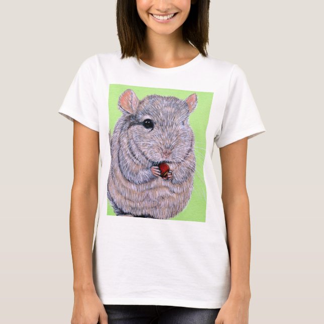 Camiseta Cuidadosamente peinada Chinchilla (Anverso)