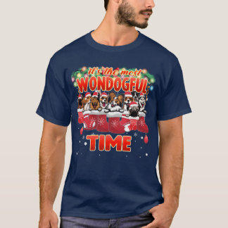 Camiseta Cuidadosamente perros Navidades Decoración Perro A
