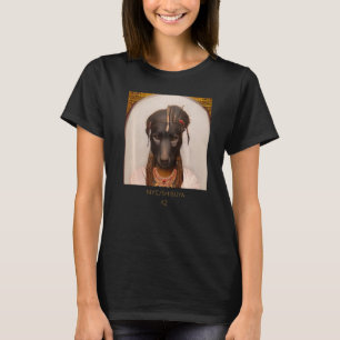 Camiseta Cuidadosamente retrato de un perro antiguo como Cl