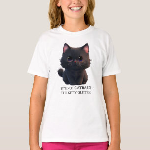 Camiseta Cuidadoso gato negro