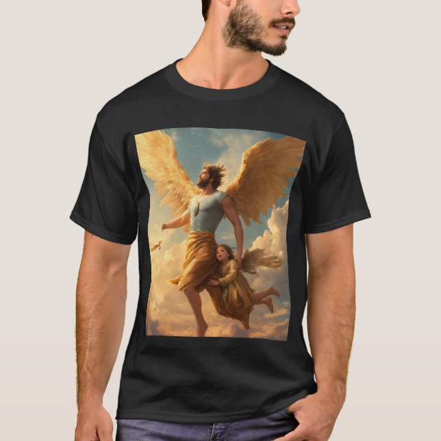 Camiseta "Cuidadoso, Ícaro: El vuelo de un padre" (Anverso)