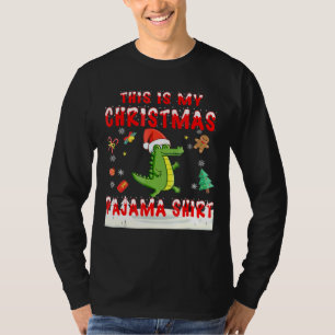 Camiseta Cuidadoso lagarto Este Es Mi Navidad Pajama