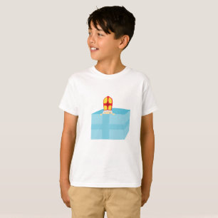Camiseta Cuidadosos niños Art Gracioso San Nicolás Sinterkl