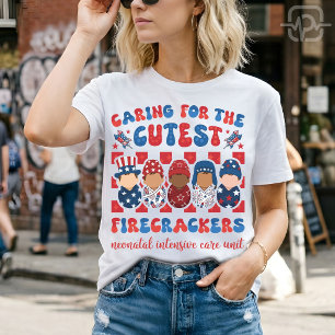 Camiseta Cuidando a la enfermera de UCI neonatal más linda 