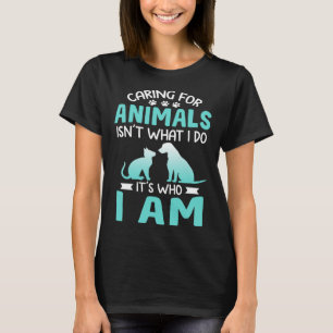 Camiseta Cuidando A Los Animales Que Soy Rescate Veterinari