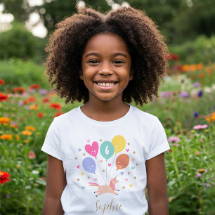 Camiseta Cuidar a cualquier edad Feliz cumpleaños, unicorni