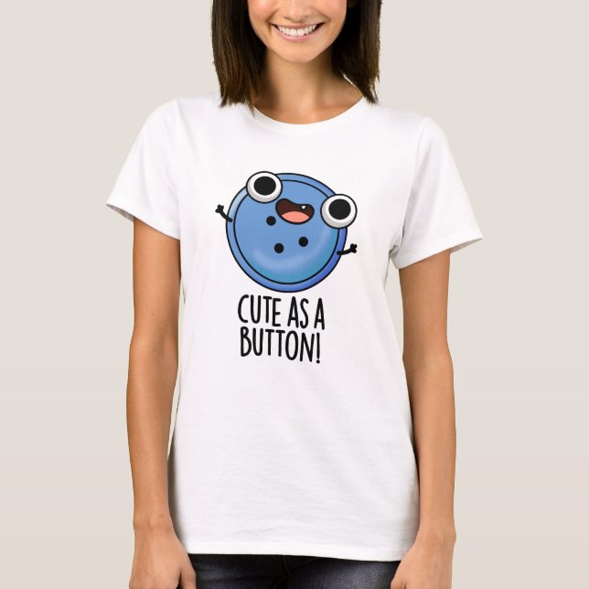 Camiseta Cuidar como botón Divertido coser Pun (Anverso)