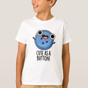 Camiseta Cuidar como botón Divertido coser Pun