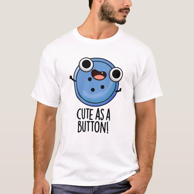 Camiseta Cuidar como botón Divertido coser Pun (Anverso)