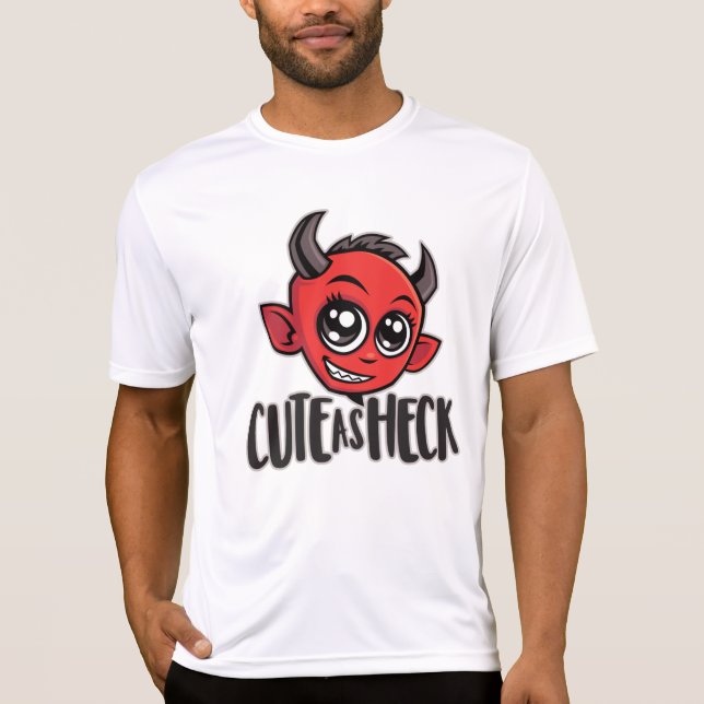 Camiseta Cuidar como el diablo (Anverso)