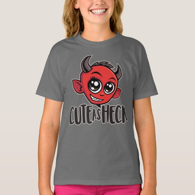 Camiseta Cuidar como el diablo (Anverso)