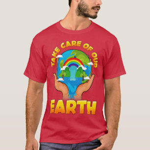 Camiseta Cuidar el medio ambiente de nuestro Earth Day Arbo
