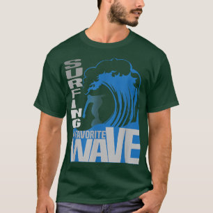 Camiseta Cuidar el surf mi ola favorita deportes acuáticos