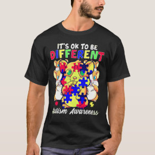 Camiseta Cuidar Está Bien Para Ser Diferente Conciencia De