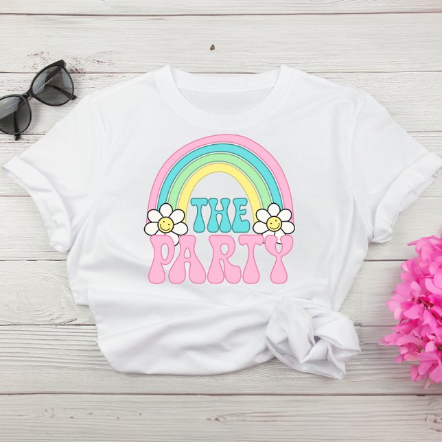 Camiseta Cuidar La Fiesta De Bachelorette Retro Fiesta Hipp (Celebrate the bride-to-be in fun and style at her bachelorette party)
