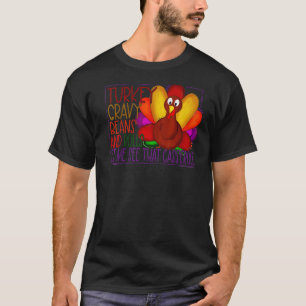 Camiseta Cuidar Los Granos Graves De Turquía Y Los Rollos M
