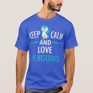 Camiseta Cuidar mantener la calma amor a los pingüinos