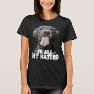 Camiseta Cuidar Pitbull A Todos Mis Odiosos Perros Pitbull 