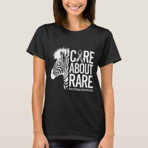 Camiseta Cuidar sobre la conciencia de enfermedades raras c