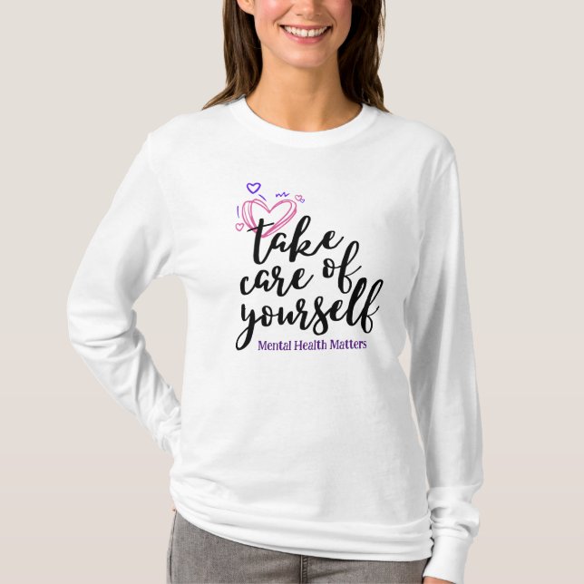 Camiseta Cuídate, asuntos de salud mental (Anverso)