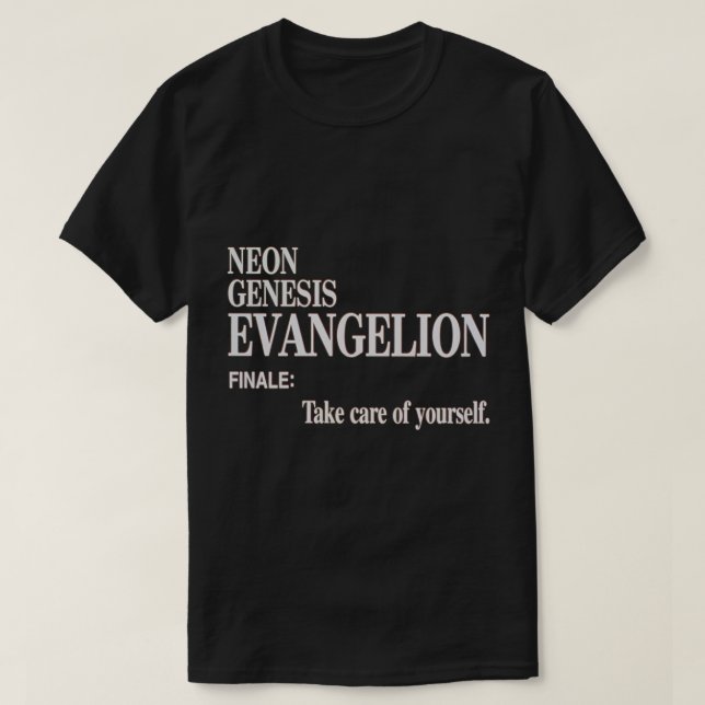 Camiseta Cuídate - Evangelion (Diseño del anverso)