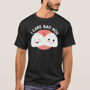 Camiseta Cuido Bao Eres Lindo Bao San Valentín Comida Asiát
