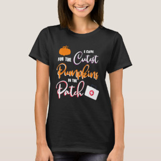 Camiseta Cuido las calabazas más lindas del salón de Patch