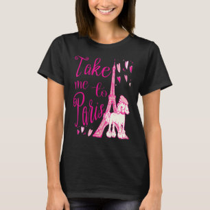 Camiseta Cuítame A París Torre Eiffel Francés Poodle H