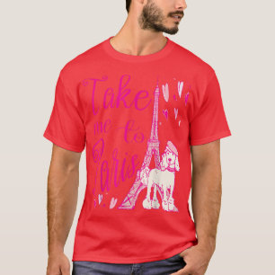 Camiseta Cuítame a París Torre Eiffel Poodle Francés H