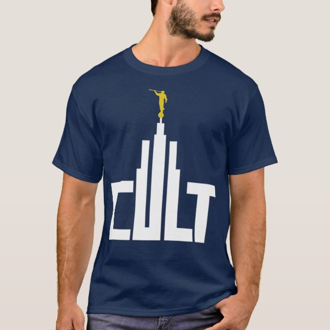 Camiseta CUL LDS EMPLE Angel Moroni Ex Mormon Post LDS (Anverso)