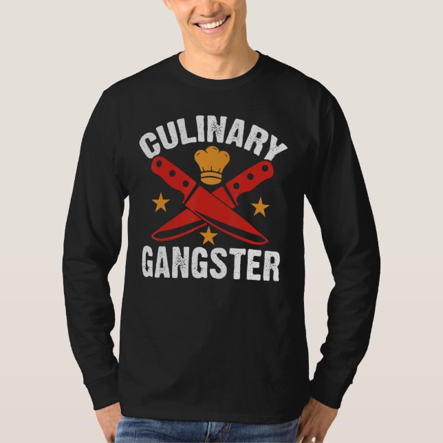 Camiseta Culinary Gangster Chefs Cooking (Anverso)