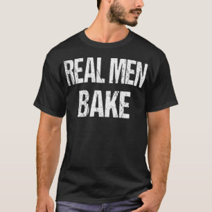 Camiseta Culinary Real Men Bake Cooking Chef pirate ship bi