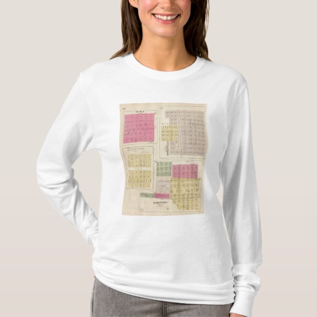 Camiseta Cullison, Saratoga, Brenham, Kansas (Anverso)