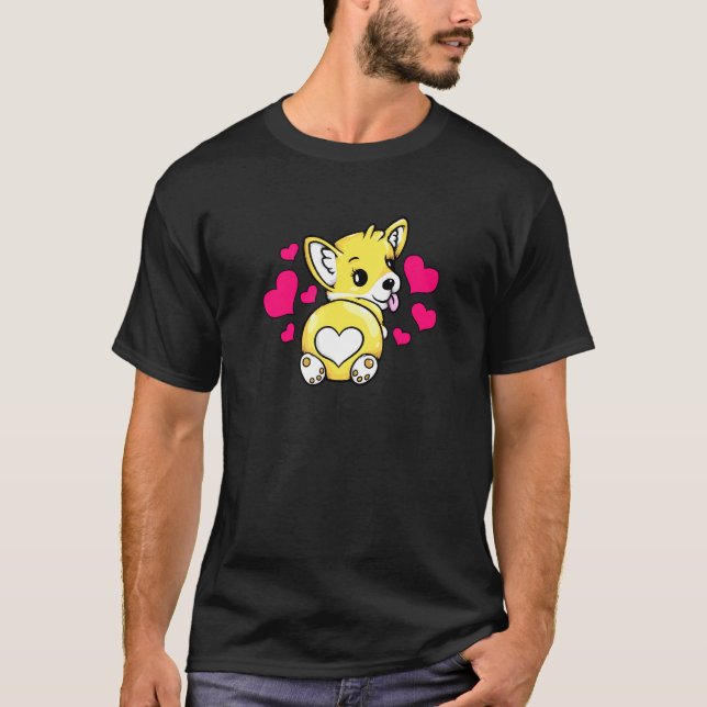 Camiseta Culo de Corgi Trasero de Corgi (Anverso)