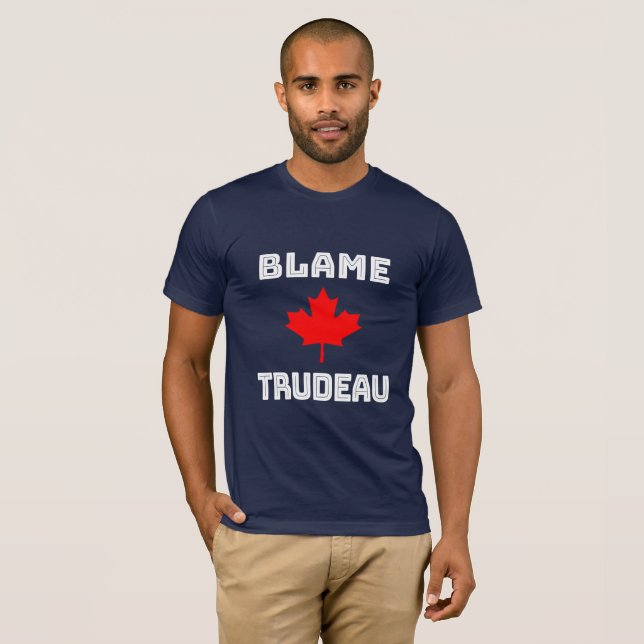 Camiseta Culpa a Trudeau (Anverso completo)