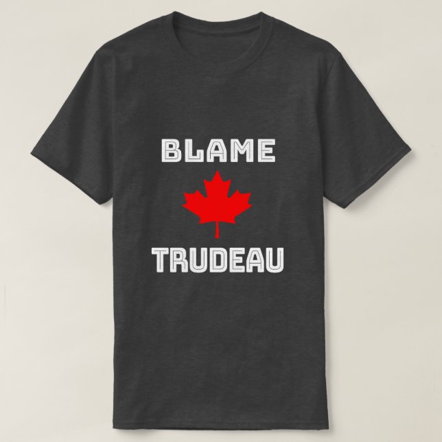 Camiseta Culpa a Trudeau (Diseño del anverso)