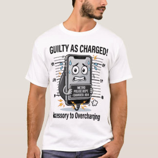 Camiseta Culpable como se le acusa – divertido castigo por