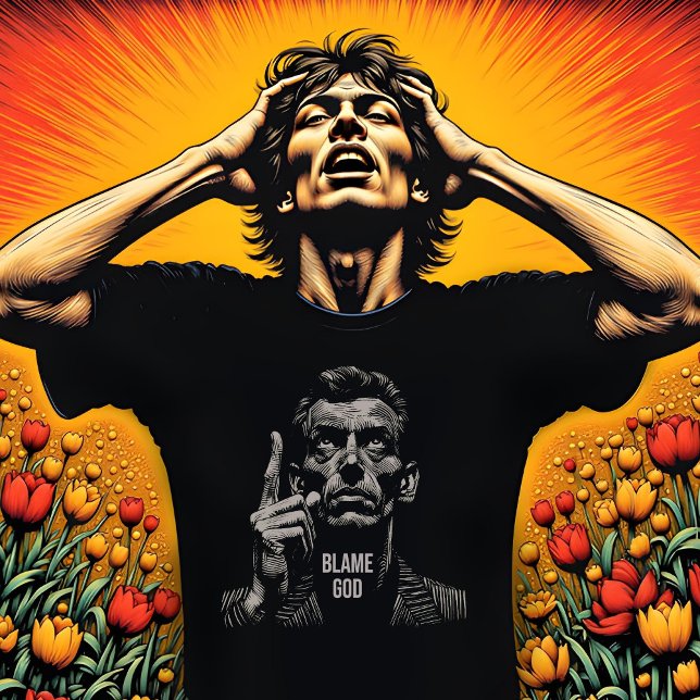 Camiseta Culpar a Dios (Subido por el creador)