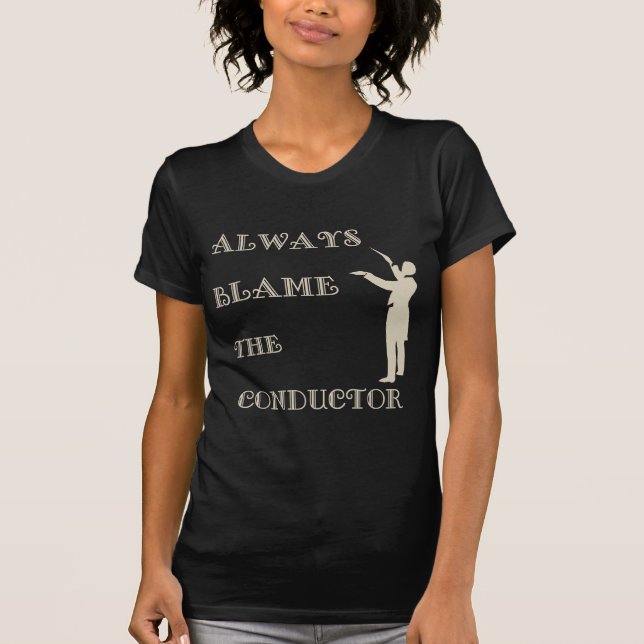 Camiseta Culpe siempre el conductor (Anverso)