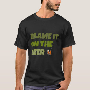 Camiseta Culpen A La Cerveza