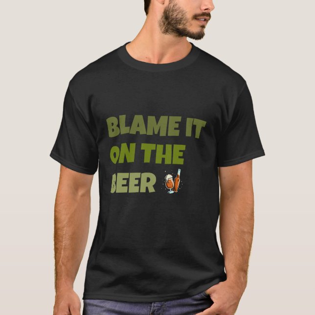 Camiseta Culpen A La Cerveza (Anverso)
