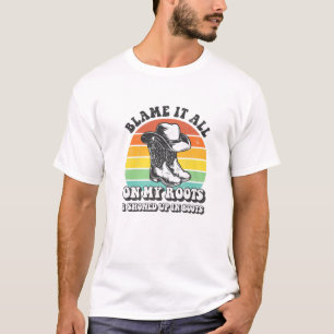 Camiseta Culpen A Todo En Mis Raíces Que Mostré En Boots Mu