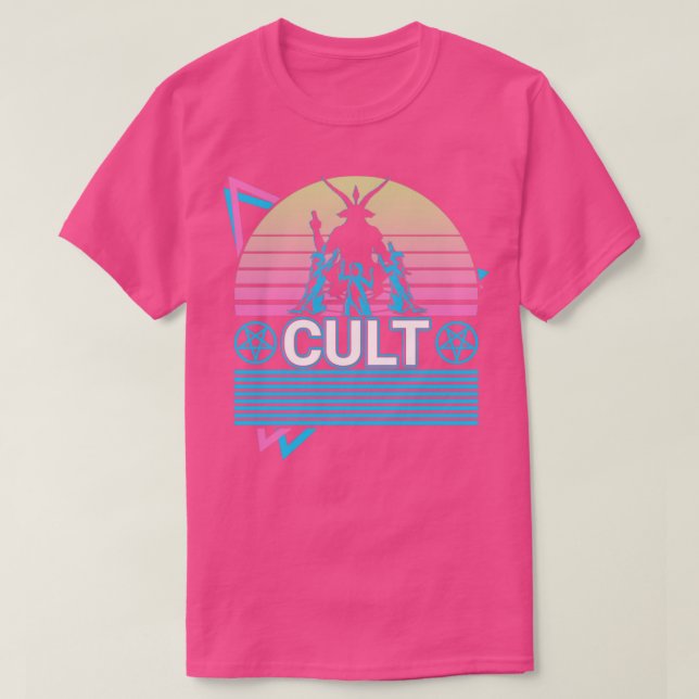 Camiseta Cult Baphomet Occult Pagan Wicca Retro Gift1 (Diseño del anverso)