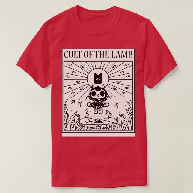 Camiseta Cult Of The Lamb 2 (Diseño del anverso)