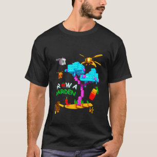 Camiseta Cultiva un jardín kiwi conejo abeja libélula masco