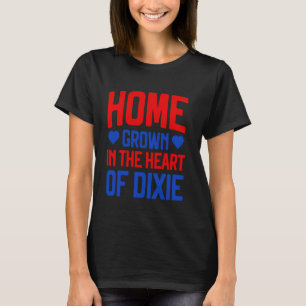 Camiseta Cultivado en casa en el corazón de Dixie Alabama
