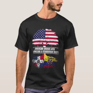 Camiseta Cultivado en Estados Unidos con Bandera Herencia D